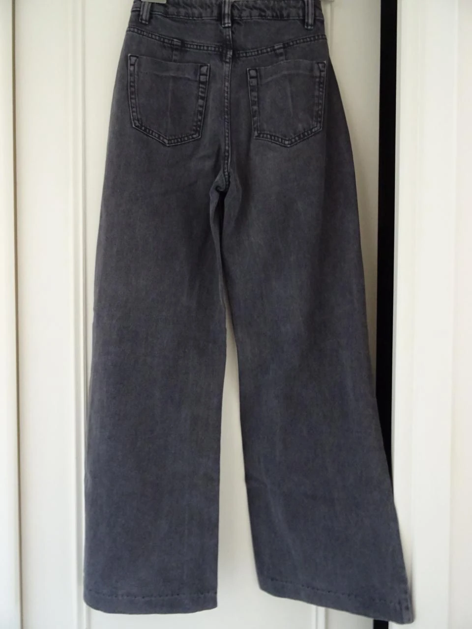 Jean de mezclilla oscuro Wide Leg Bershka talla 36 – photo 3